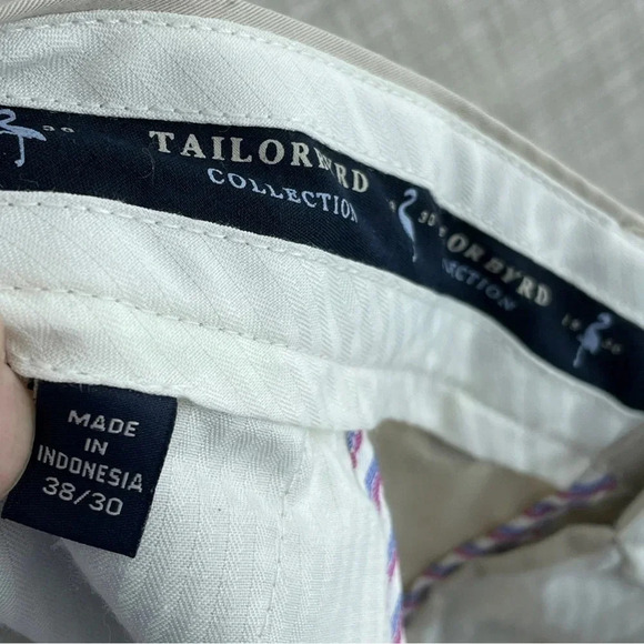 Tailorbyrd Mens Size 38 x 30 khaki pants 0453 - Picture 5 of 11